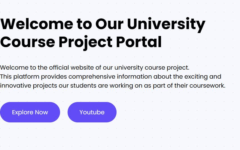 SMU Project Platform : capture d’écran 2